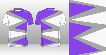 Soccer jersey template for sublimation printing. Vector Illustration.のイラスト素材