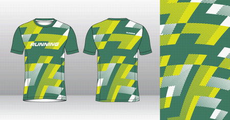 Soccer jersey template for football kit or soccer uniform. Vector Illustrationのイラスト素材