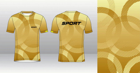 Soccer jersey template for sportswear. Vector Illustration.のイラスト素材