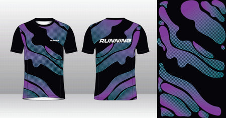 Soccer jersey template for soccer kit or football jersey. Vector illustrationのイラスト素材