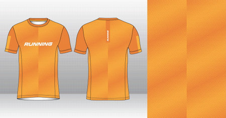 Soccer jersey template for football kit or sports uniform. Vector Illustration.のイラスト素材
