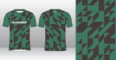 Soccer jersey template for football kit or soccer uniform. Vector Illustrationのイラスト素材