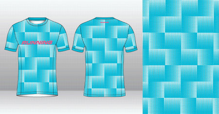 Soccer jersey template for sportswear. Vector Illustration.のイラスト素材