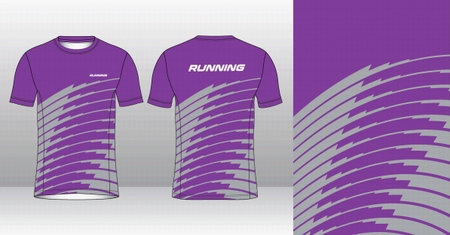 Soccer jersey template for football kit or soccer uniform. T-shirt design. Vector Illustrationのイラスト素材