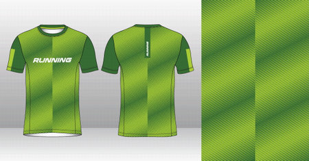 Soccer jersey template for football kit or soccer uniform. Vector Illustrationのイラスト素材