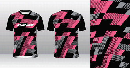 Soccer jersey template for football kit or soccer uniform. Vector Illustrationのイラスト素材