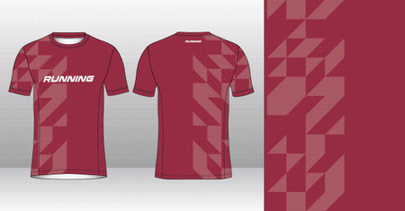Soccer jersey or football kit template for sportswear. Vector Illustrationのイラスト素材