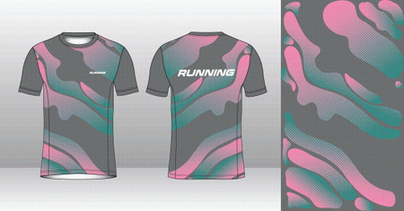 Soccer jersey or football kit template for sportswear. Vector illustrationのイラスト素材