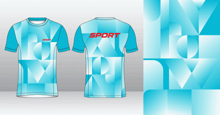 Soccer jersey template for sublimation printing. Vector illustration.のイラスト素材