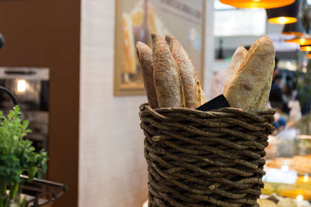 Fleshly baked breadの写真素材