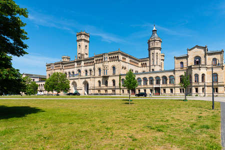Hannover Germany, 16 June 2021. Leipniz University main building.のeditorial素材