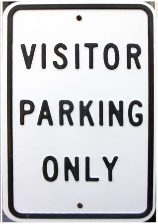 sign in a parking lotの写真素材