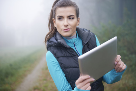 I have to find good way for joggingの写真素材