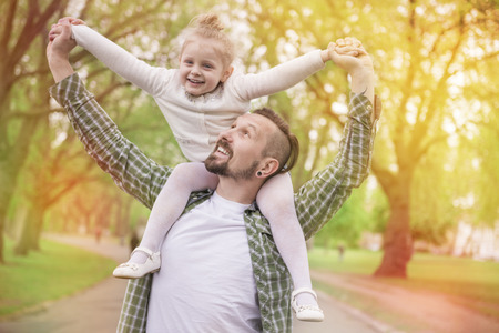 Special bonding for my little princessの写真素材