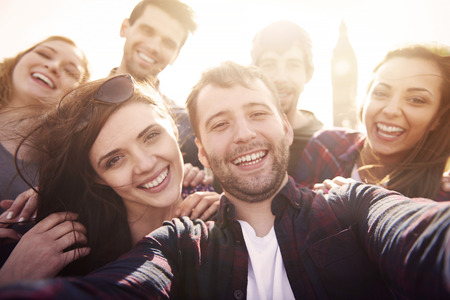 Letâs do it selfie together!の写真素材