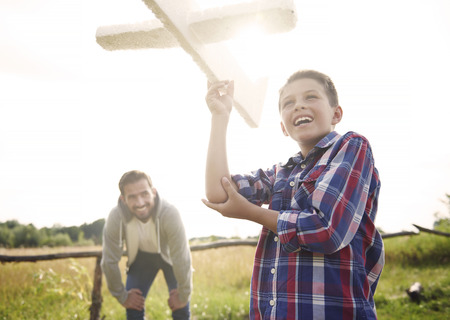 My airplane is faster than I thoughtの写真素材