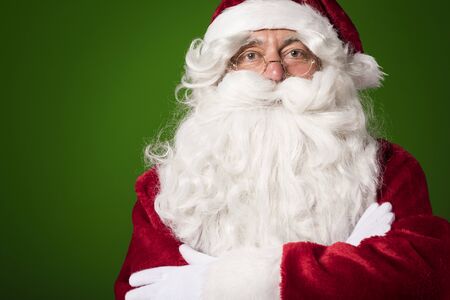 Green and red as Christmas colorsの写真素材