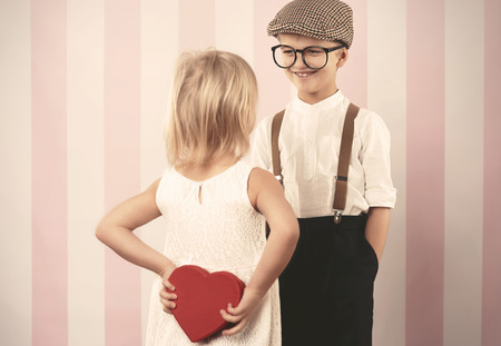 Small surprise for loving boyの写真素材