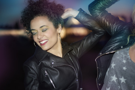 They can dance till the morningの写真素材