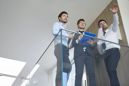 Partnership among three young businessmen