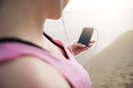 Choose the favourite playlist for jogging 