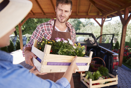 Two people start up new businessの写真素材
