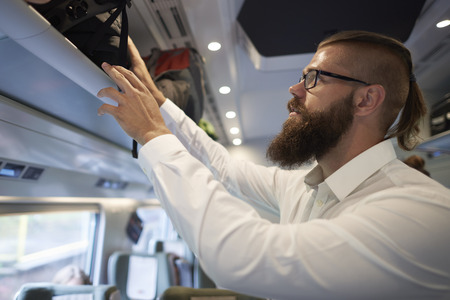 The end of the journey by train
