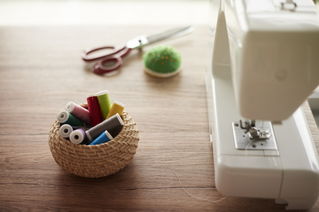 Basic tools of a tailorの写真素材