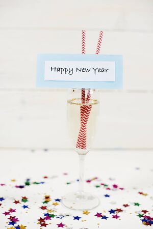 Make a toast with glass of champagneの写真素材