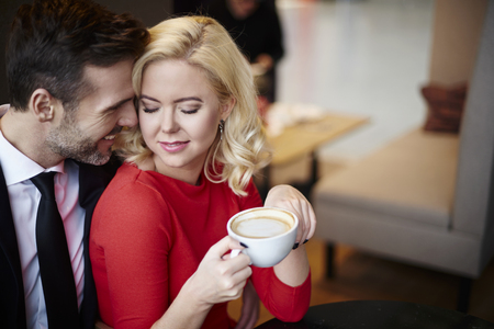 Mature couple enjoying time togetherの写真素材