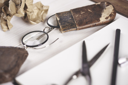 Studio shot of retro style accessoriesの写真素材