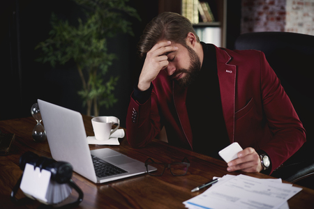 This business meeting was a total failureの写真素材