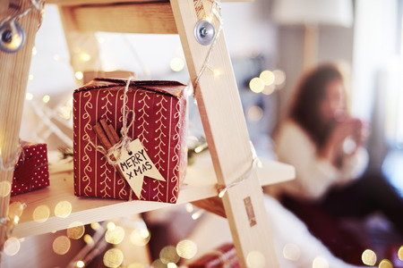 Shot of homemade christmas presentの写真素材