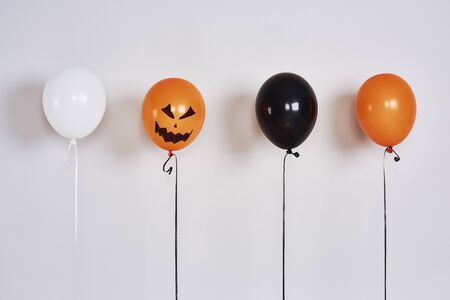 Spooky balloons for Halloween partyの写真素材