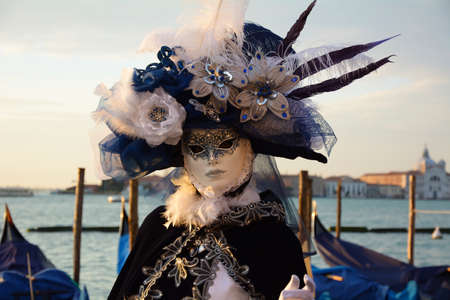 Masks at the Venice Carnivalの写真素材