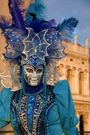 Mask at Venice Carnivalの写真素材