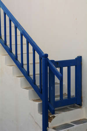 Typical view of Mykonos - Greeceの写真素材