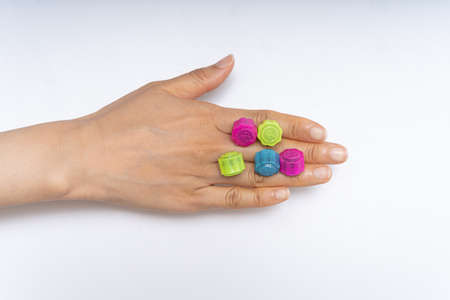 Close-up shot of a Korean folk traditional gameの写真素材