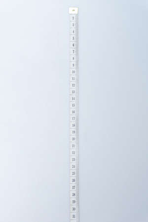 Tape measure to measure various body partsの写真素材