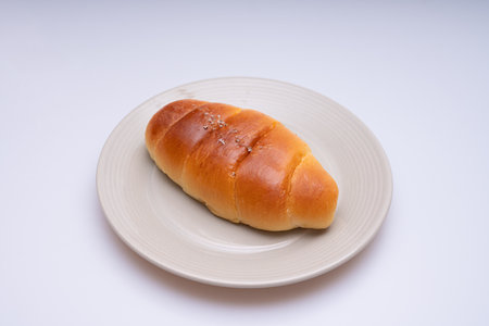 Sweet and tasty bread in a bowl