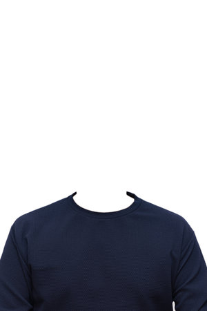 Male ID photo frame in various costumesの写真素材