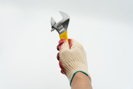 Various work tools and work clothes conceptの写真素材