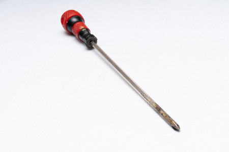 Various household tools such as hammer and tape measure screwdriverの写真素材