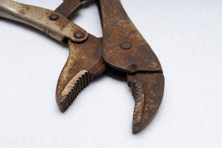 Various household tools such as hammer and tape measure screwdriverの写真素材