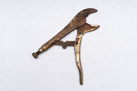 Various household tools such as hammer and tape measure screwdriverの写真素材