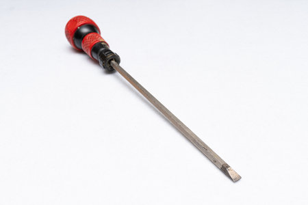 Various household tools such as hammer and tape measure screwdriverの写真素材