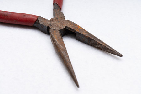 Various household tools such as hammer and tape measure screwdriverの写真素材