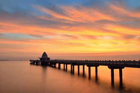 Trestle at dawnのeditorial素材