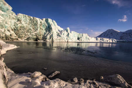 Arctic winter in south Spitsbergen