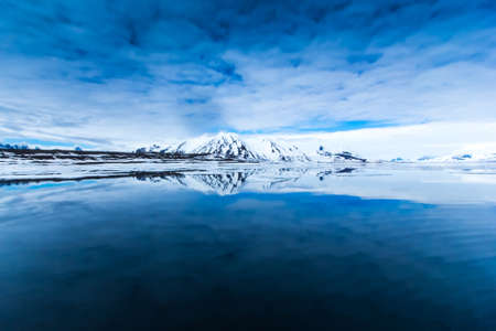 Arctic winter in the south of Spitsbergenの写真素材